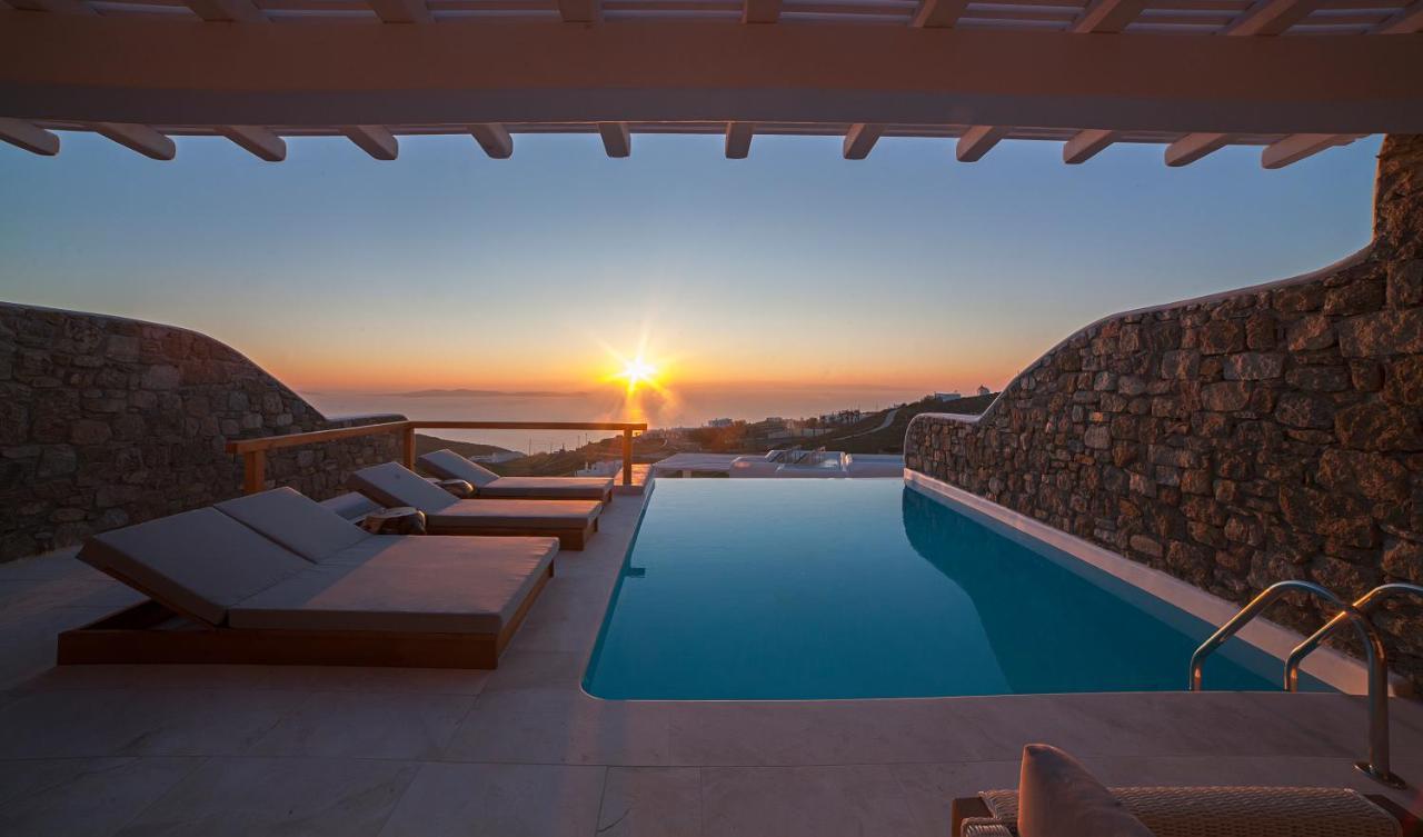 Villa Apollo-Private Pool-Amazing View Mykonos Town Exterior photo